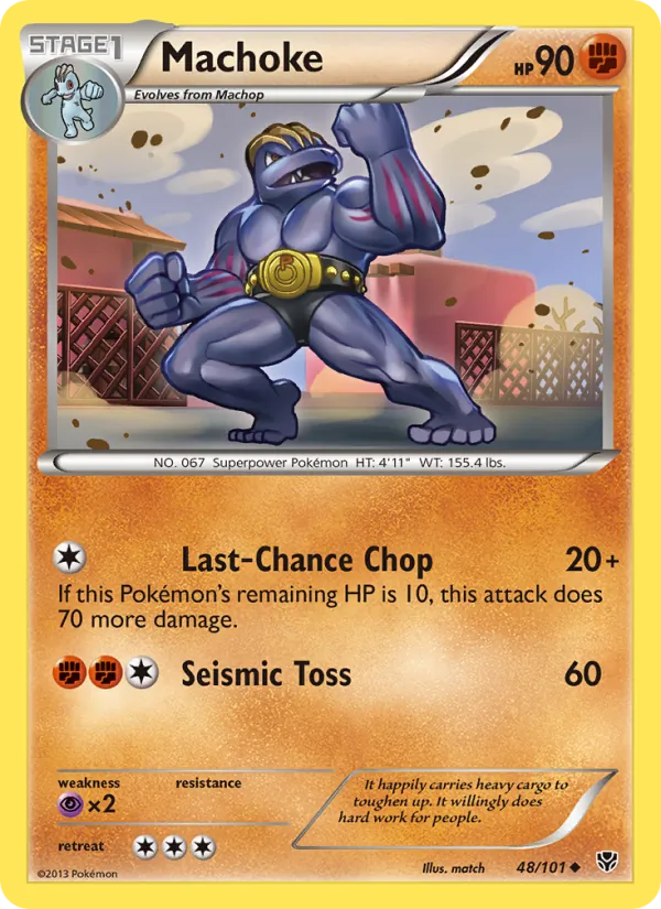 48 Machoke – Plasma Blast