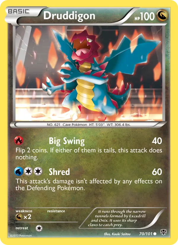 70 Druddigon – Plasma Blast