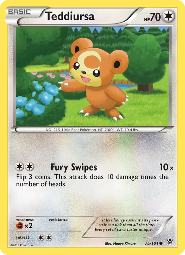 75 Teddiursa – Plasma Blast