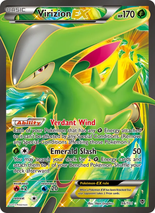 96 Virizion-EX – Plasma Blast