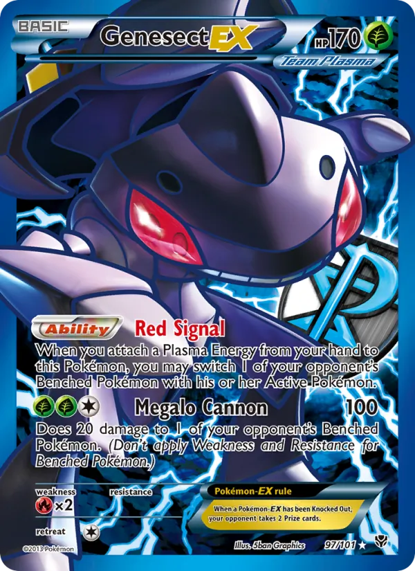 97 Genesect-EX – Plasma Blast