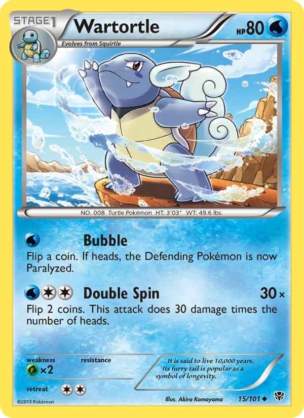 15-RH Wartortle – Plasma Blast