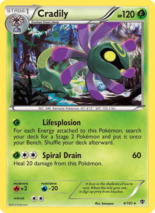 4-RH Cradily – Plasma Blast