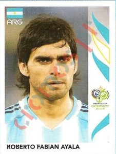 172 Roberto Fabian Ayala – FIFA World Cup Germany 2006 Panini