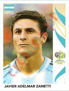176 Javier Adelmar Zanetti – FIFA World Cup Germany 2006 Panini