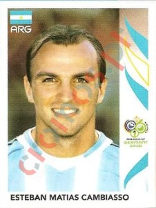 178 Esteban Matias Cambiasso – FIFA World Cup Germany 2006 Panini
