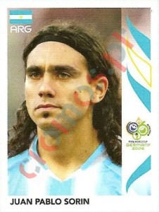 182 Juan Pablo Sorin – FIFA World Cup Germany 2006 Panini