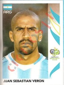 183 Juan Sebastian Veron – FIFA World Cup Germany 2006 Panini