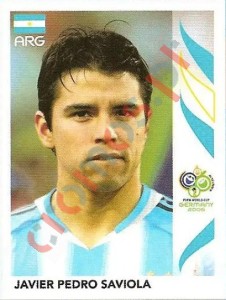 186 Javier Pedro Saviola – FIFA World Cup Germany 2006 Panini