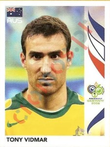 423 Tony Vidmar – FIFA World Cup Germany 2006 Panini