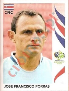 38 Jose Francisco Porras – FIFA World Cup Germany 2006 Panini