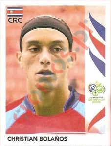 45 Christian Bolaños – FIFA World Cup Germany 2006 Panini