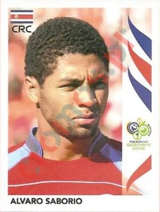 52 Alvaro Saborio – FIFA World Cup Germany 2006 Panini