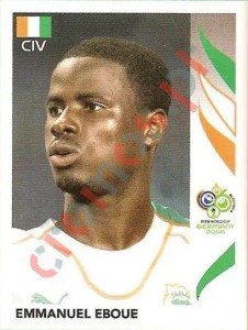 193 Emmanuel Eboue – FIFA World Cup Germany 2006 Panini