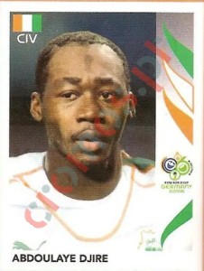 197 Abdoulaye Djire – FIFA World Cup Germany 2006 Panini
