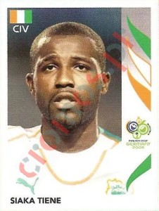 200 Siaka Tiene – FIFA World Cup Germany 2006 Panini