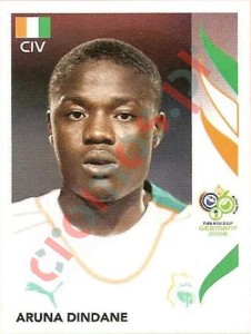 204 Aruna Dindane – FIFA World Cup Germany 2006 Panini