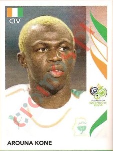 206 Arouna Kone – FIFA World Cup Germany 2006 Panini