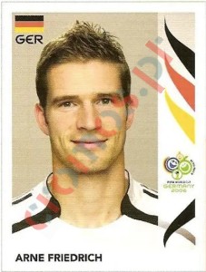 20 Arne Friedrich – FIFA World Cup Germany 2006 Panini