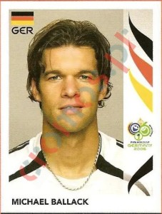 25 Michael Ballack – FIFA World Cup Germany 2006 Panini