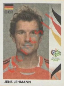 EX5 Jens Lehmann – FIFA World Cup Germany 2006 Panini