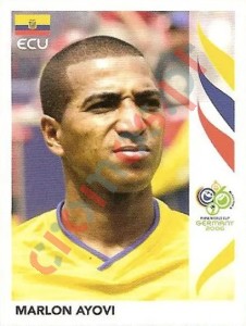 78 Marlon Ayovi – FIFA World Cup Germany 2006 Panini