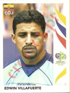 92 Edwin Villafuerte – FIFA World Cup Germany 2006 Panini