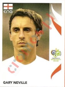 101 Gary Neville – FIFA World Cup Germany 2006 Panini