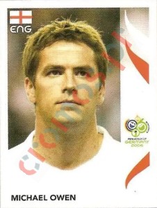 110 Michael Owen – FIFA World Cup Germany 2006 Panini