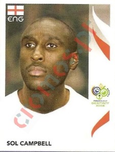 96 Sol Campbell – FIFA World Cup Germany 2006 Panini
