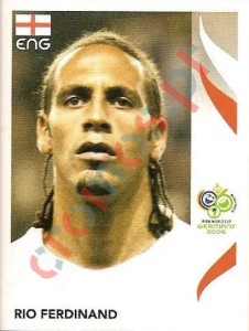 99 Rio Ferdinand – FIFA World Cup Germany 2006 Panini