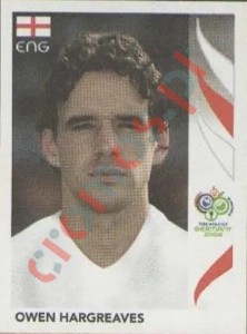 EX4 Owen Hargreaves – FIFA World Cup Germany 2006 Panini