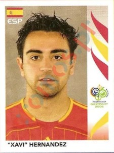 542 Xavi Hernandez – FIFA World Cup Germany 2006 Panini