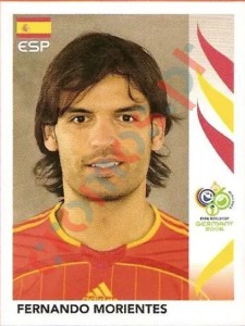 547 Fernando Morientes – FIFA World Cup Germany 2006 Panini