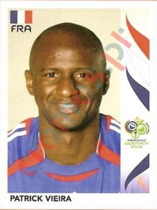 466 Patrick Vieira – FIFA World Cup Germany 2006 Panini