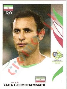 267 Yaha Golmohammadi – FIFA World Cup Germany 2006 Panini