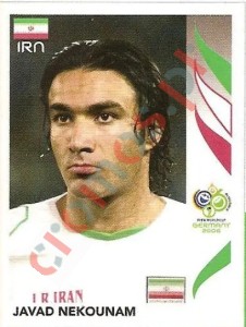 269 Javad Nekounam – FIFA World Cup Germany 2006 Panini