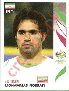 276 Mohammad Nosrati – FIFA World Cup Germany 2006 Panini
