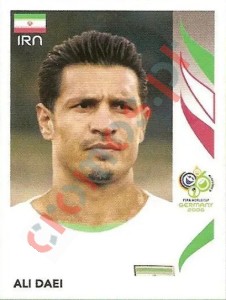 278 Ali Daei – FIFA World Cup Germany 2006 Panini
