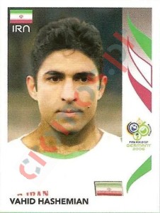 279 Vahid Hashemian – FIFA World Cup Germany 2006 Panini