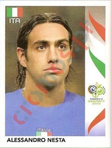326 Alessandro Nesta – FIFA World Cup Germany 2006 Panini