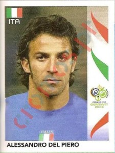 335 Alessandro Del Piero – FIFA World Cup Germany 2006 Panini