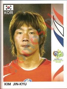 498 Kim Jin-Kyu – FIFA World Cup Germany 2006 Panini