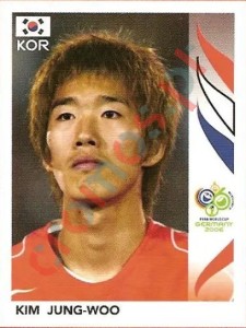504 Kim Jung-Woo – FIFA World Cup Germany 2006 Panini