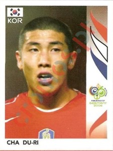 508 Cha Du-Ri – FIFA World Cup Germany 2006 Panini