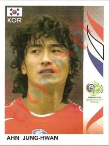 509 Ahn Jung-Hwan – FIFA World Cup Germany 2006 Panini