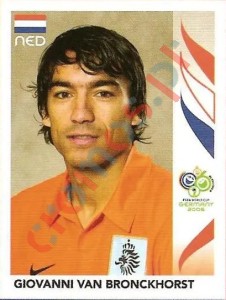 234 Giovanni van Bronckhorst – FIFA World Cup Germany 2006 Panini