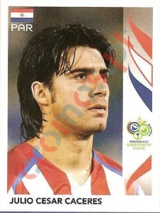 115 Julio Cesar Caceres – FIFA World Cup Germany 2006 Panini