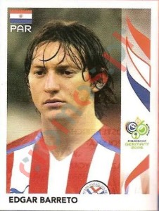 121 Edgar Barreto (Diego Barreto) – FIFA World Cup Germany 2006 Panini