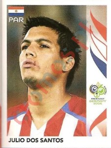 122 Julio Dos Santos – FIFA World Cup Germany 2006 Panini